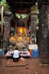 Inside the Sanctuary at Wat Phu.
