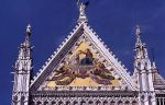 Detail of Siena cathedral