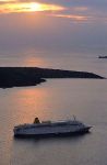 Sunset off Santorini